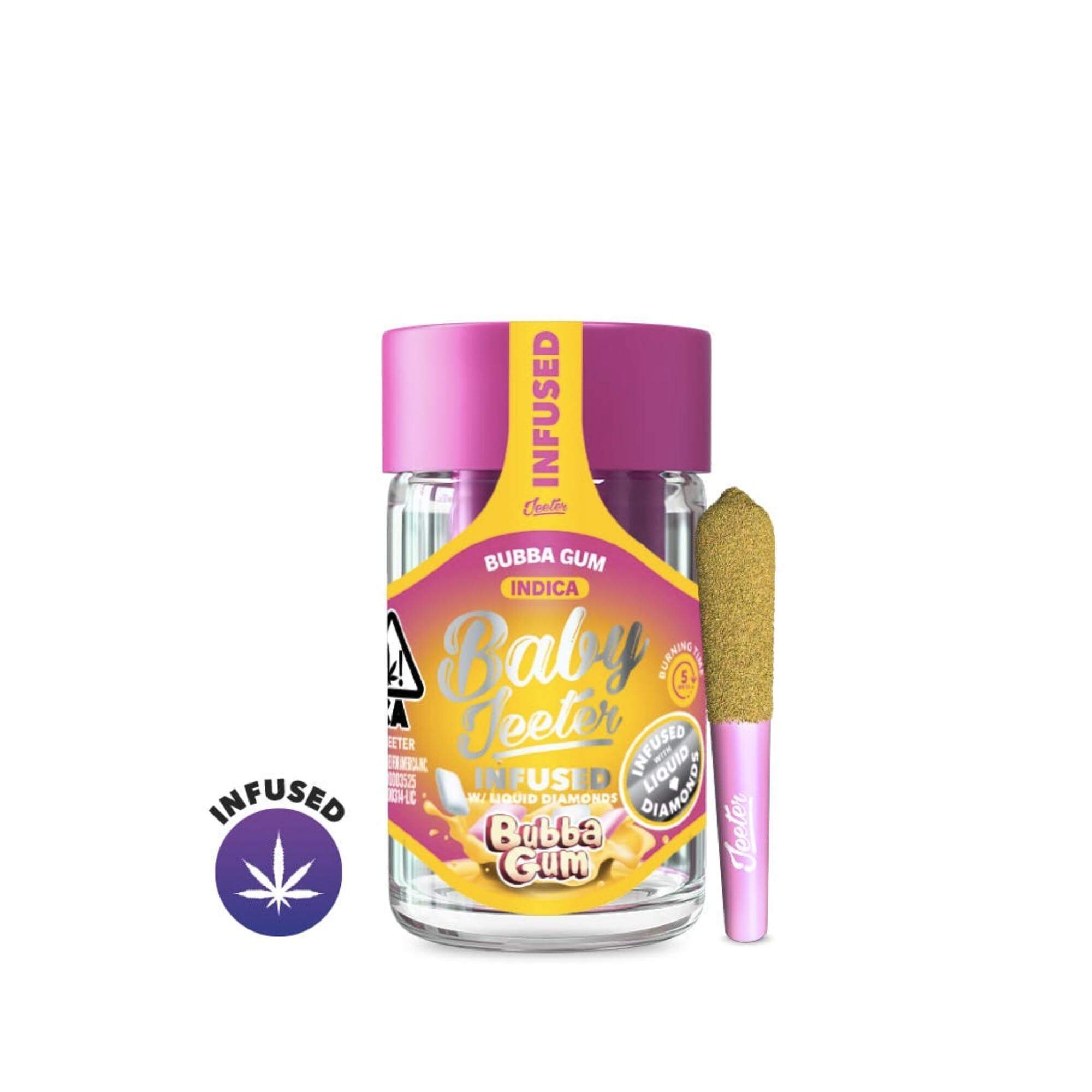 Baby Jeeter | Bubba Gum Infused | 2.5G 5PK