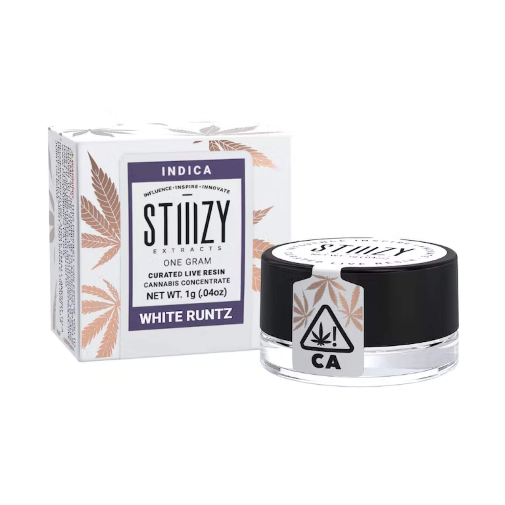 Stiiizy | White Runtz | 1G Cured Live Resin