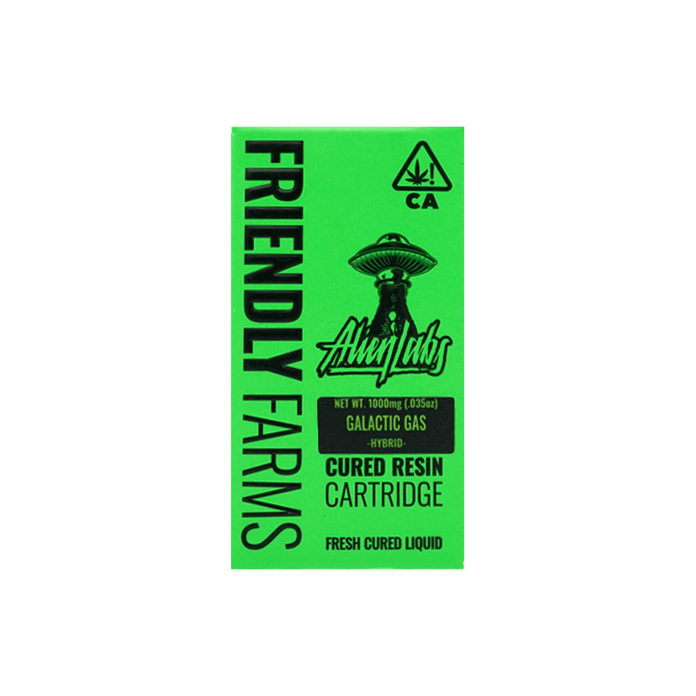 Alien Labs x Friendly Farms | Galactic Gas | 1G Cured Cart