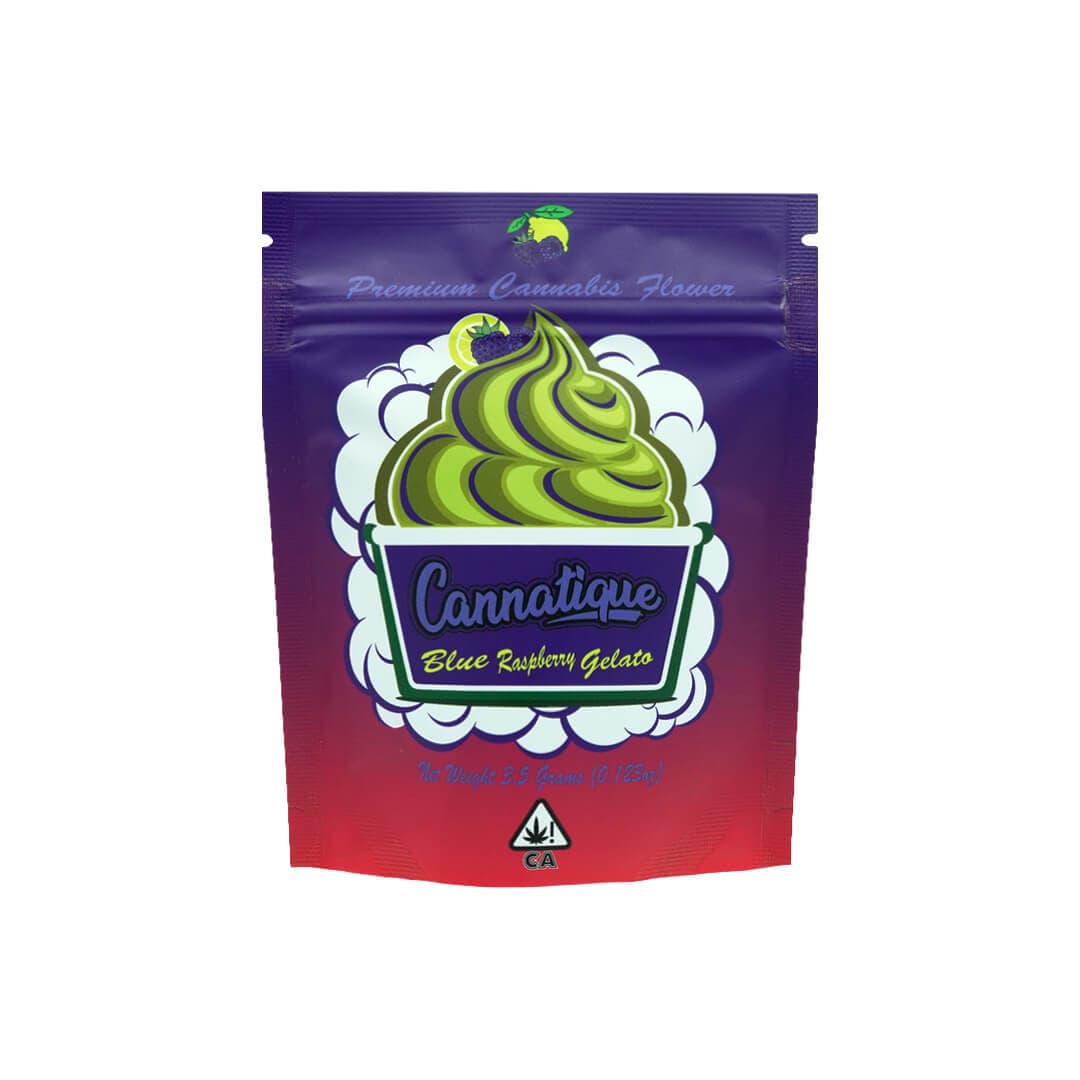 Cannatique | Blue Raspberry Gelato | 3.5G