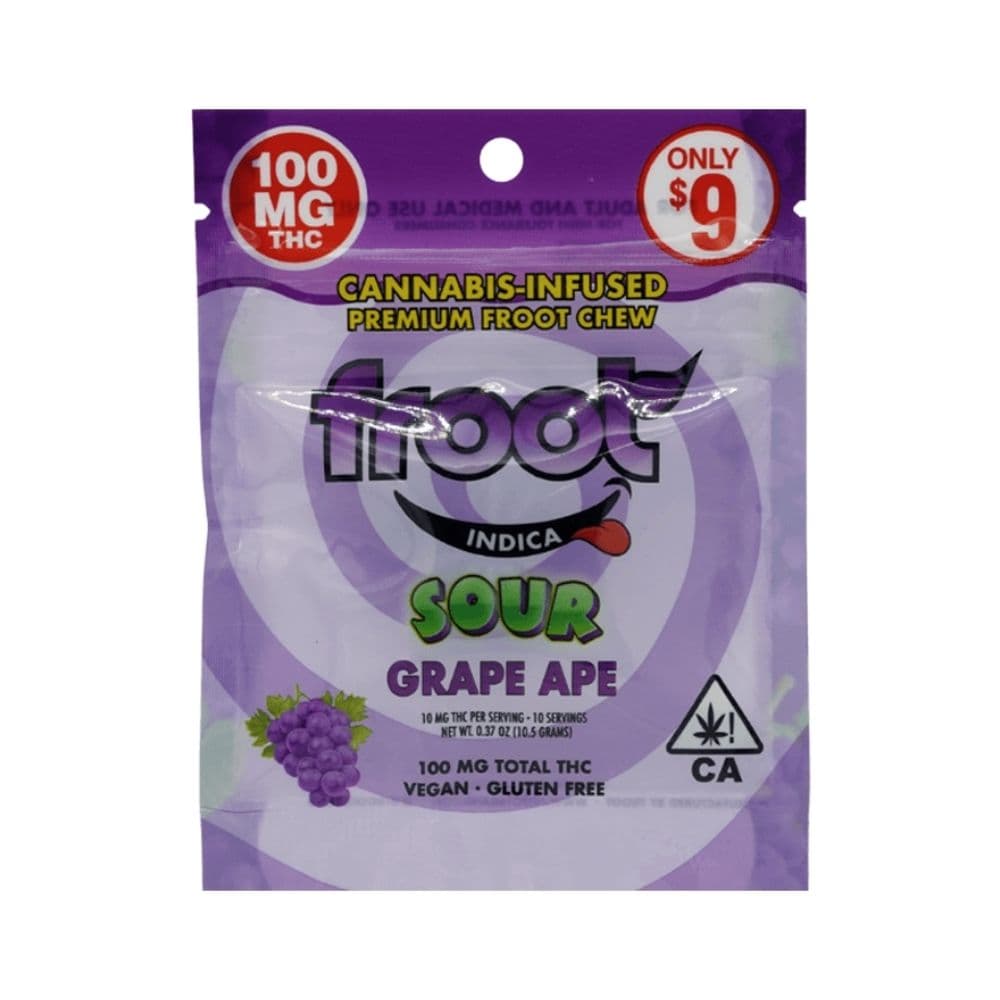 Froot | Sour Grape | 100mg Gummy