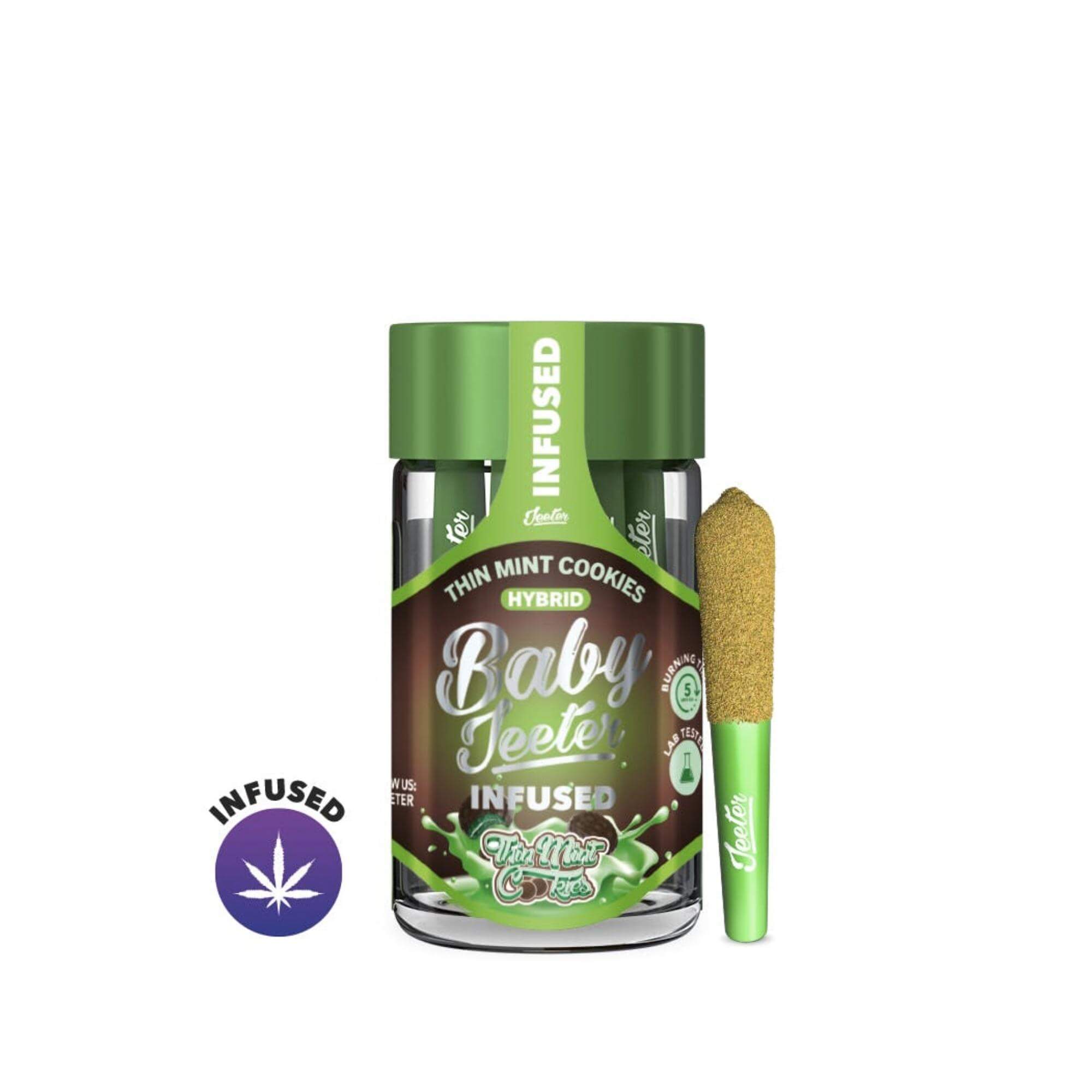 Baby Jeeter | Thin Mint Cookies Infused | 2.5G 5PK