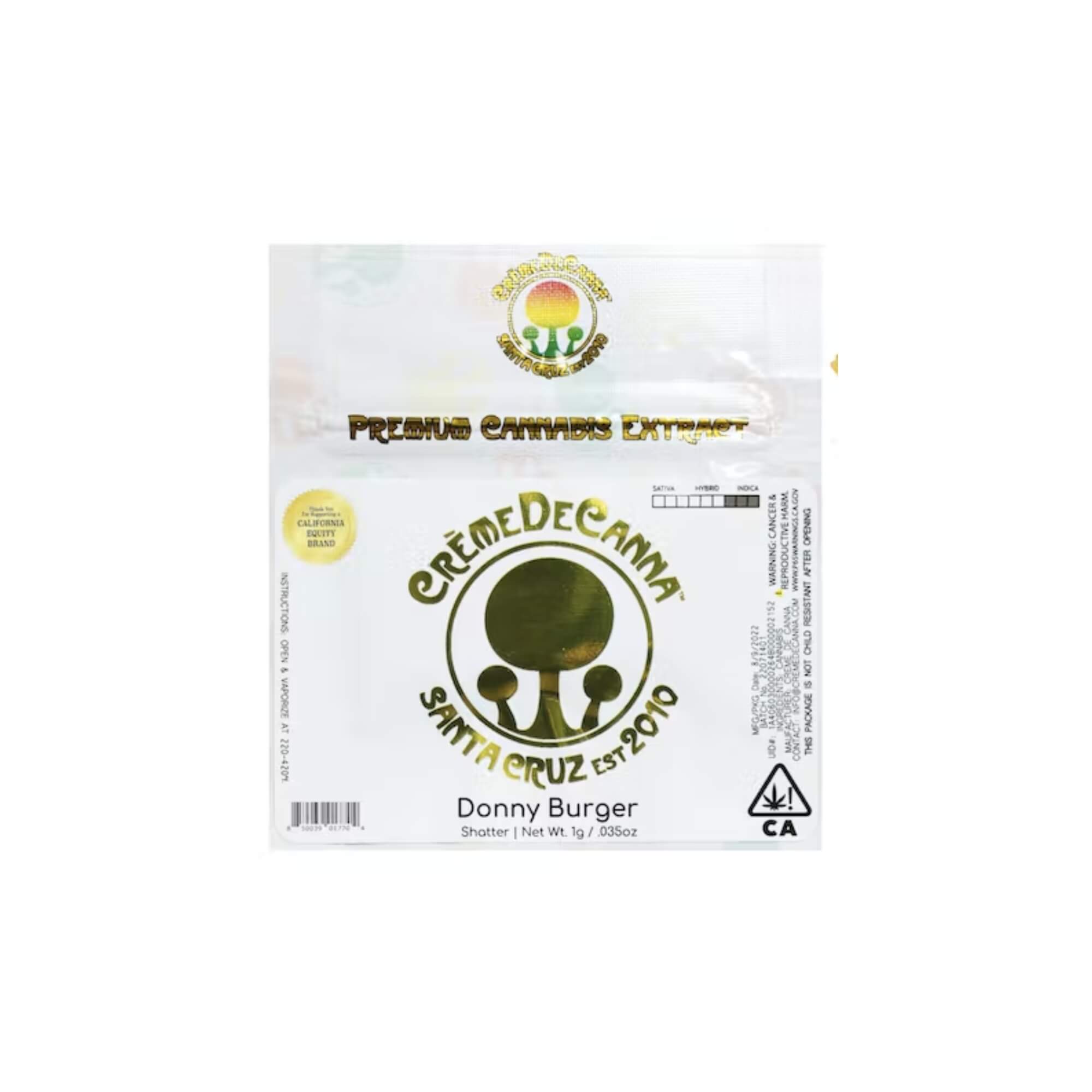 Creme de Canna | Donny Burger | 1G Shatter