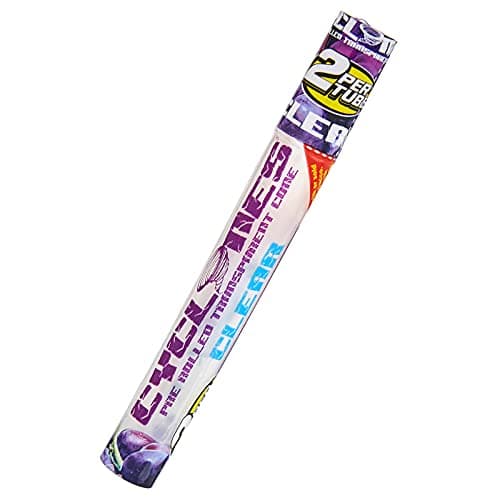 Cyclones | Clear Cone Purple Unknown | 2pk