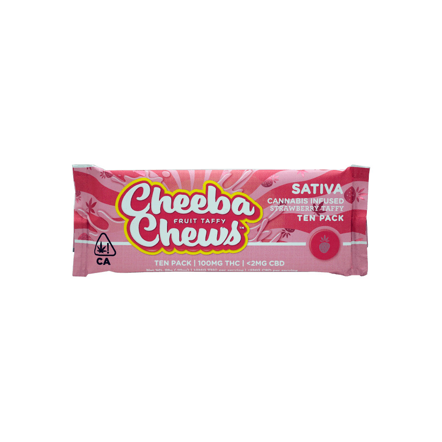 Cheeba Chews | Strawberry Sativa | 100MG