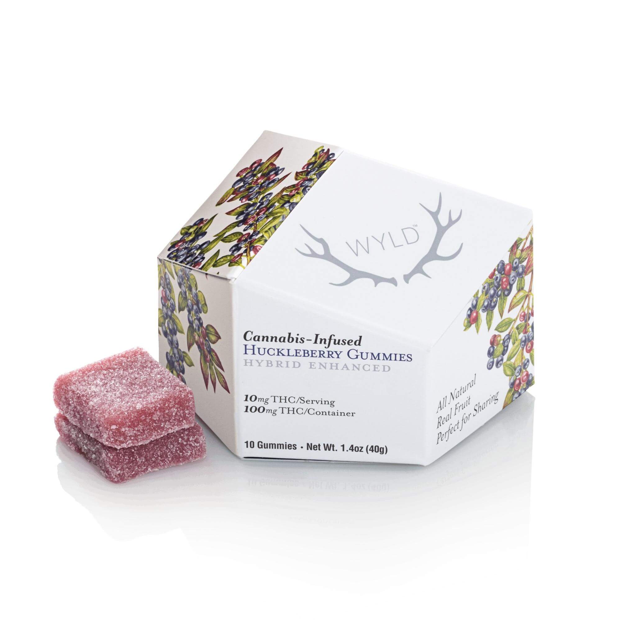 WYLD | Huckleberry | 10PK Infused Gummies 