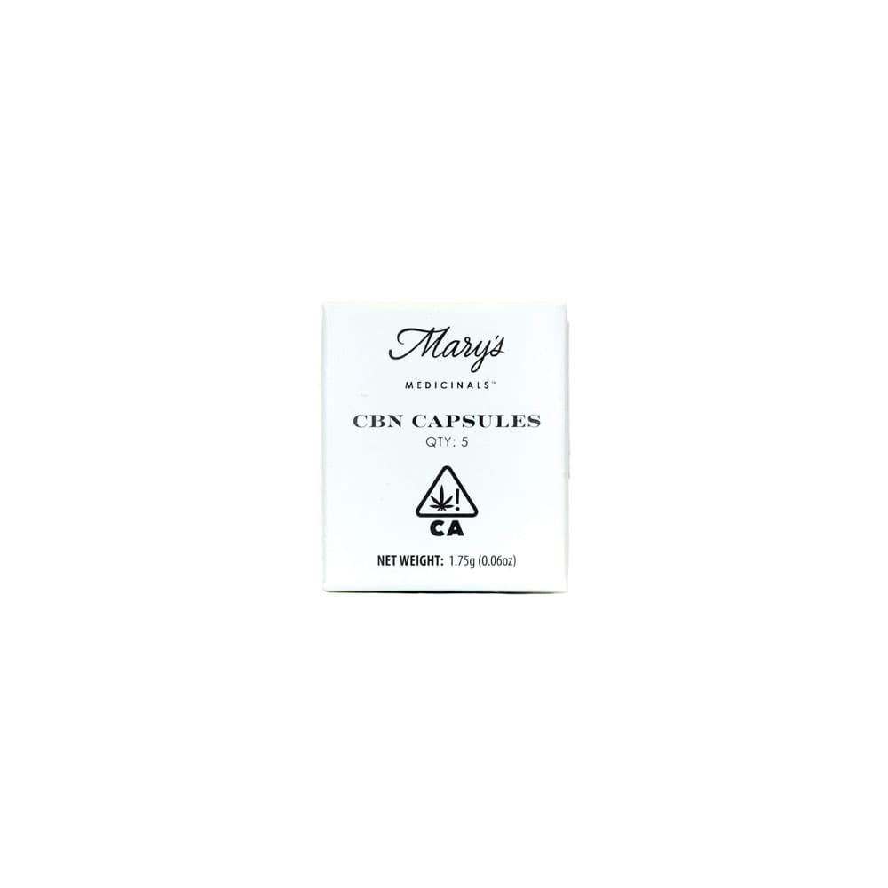 Marys Medicinals | CBN Capsules | 50mg 5ct