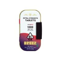 Breez | Extra Strength Tablet Tin Hybrid | 1000mg THC