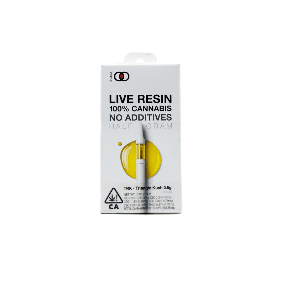BLOOM | Triangle Kush | .5G LIVE RESIN VAPE
