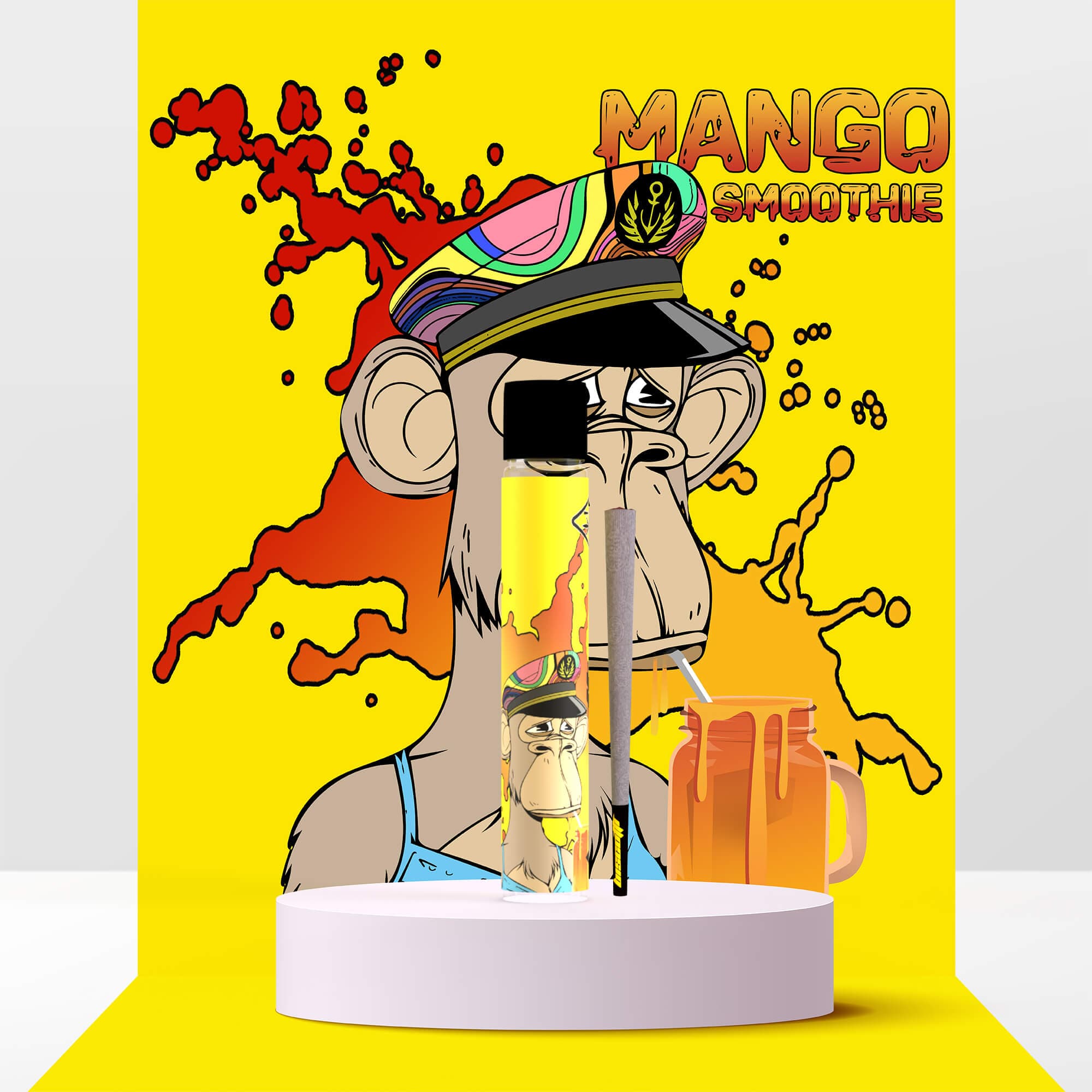 Biscotti x Bored Ape | Mango Smoothie | 1G Infused PR