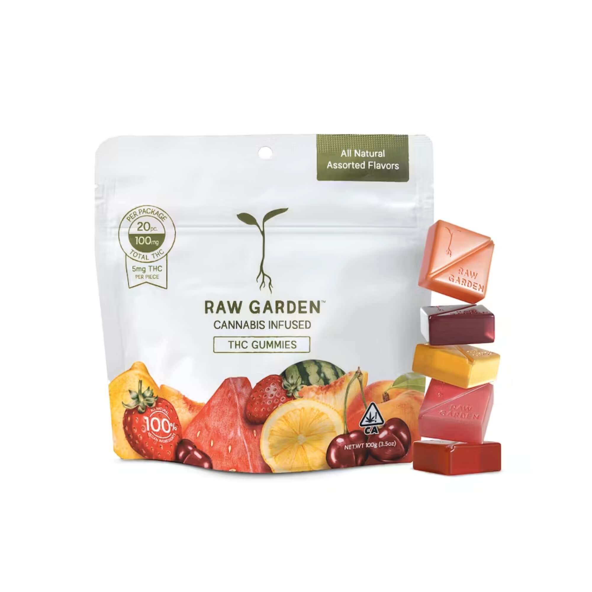 Raw Garden | Assorted Gummies | 20PK 100MG