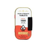 Breez | Extra Strength Tablet Tin Sativa | 1000mg THC