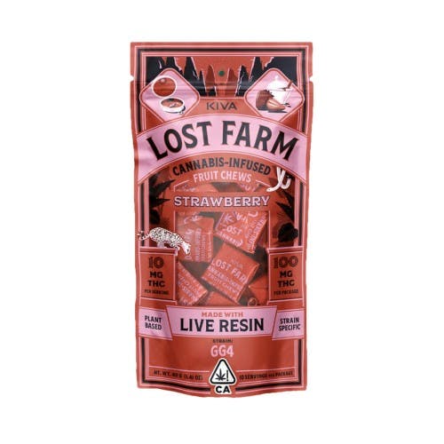Lost Farm | Strawberry Chew | 100mg GG4