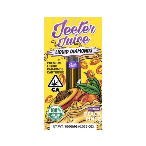 Jeeter Juice | Liquid Diamonds: Peach Ringz | 1G Cart