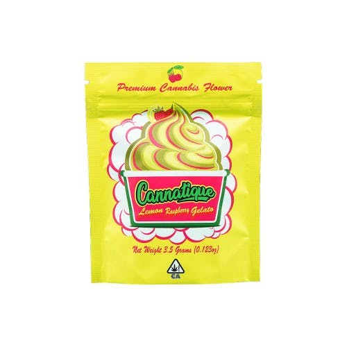 Cannatique | Lemon Raspberry Gelato | 3.5G