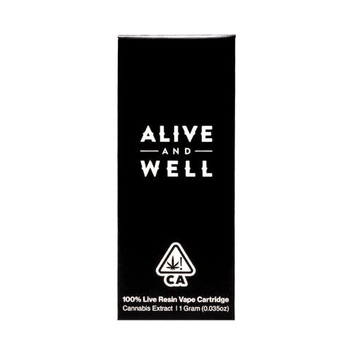 Alive & Well | Golden Pineapple x Trainwreck | 1G Live Resin Cart