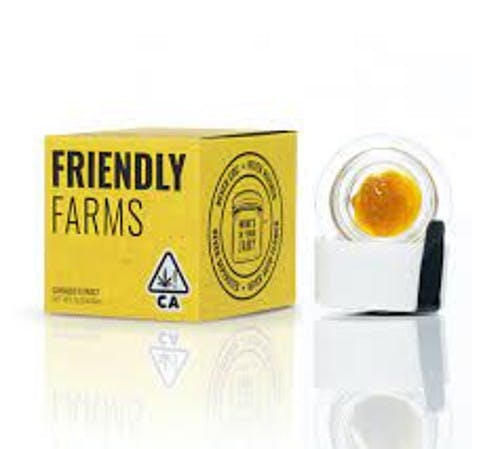 Friendly Farms | Kush Mints | 1G Live Resin Sauce