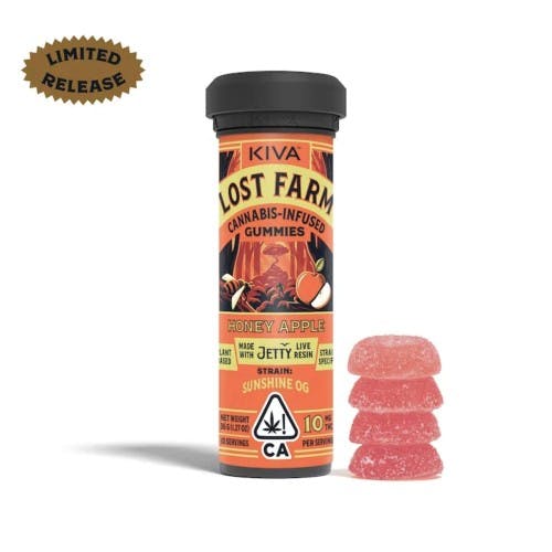 Lost Farm | Honey Apple x Sunshine OG | 10PK Infused Gummies