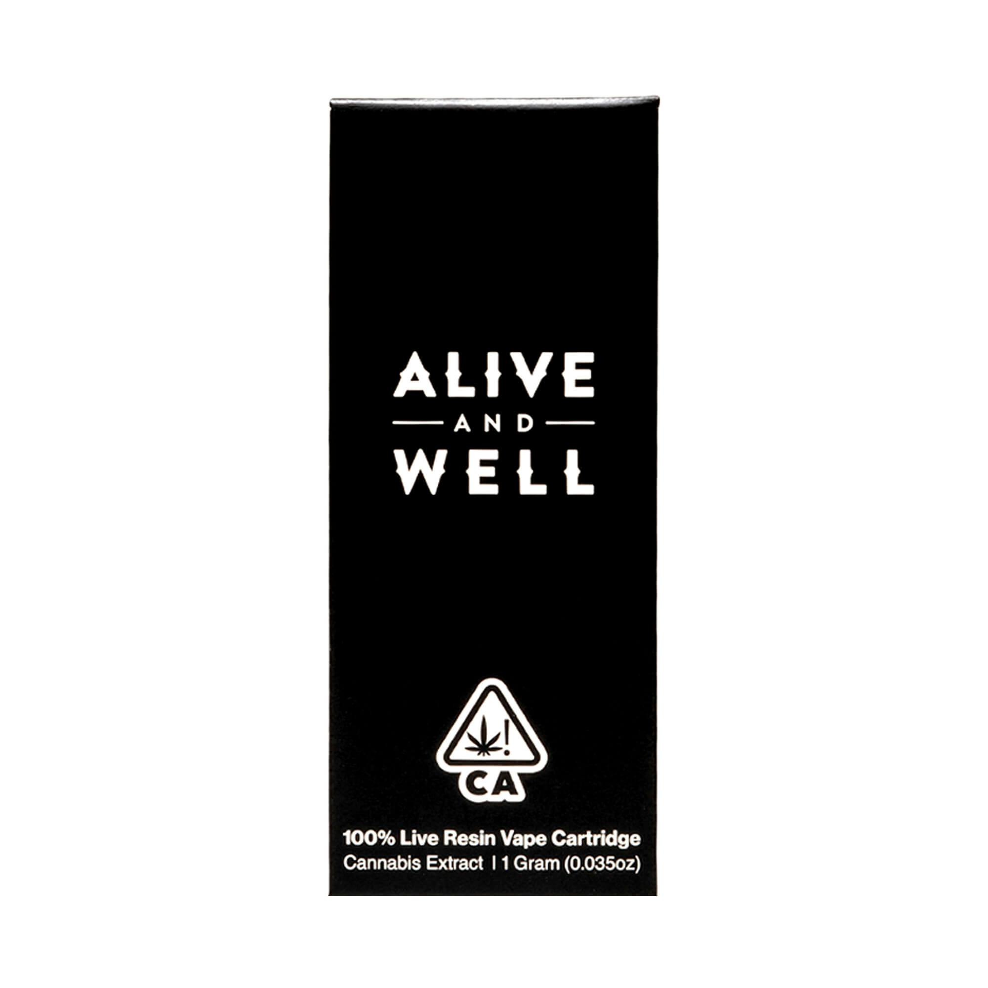 Alive & Well | Super Lemon Haze | 1G Live Resin Cart