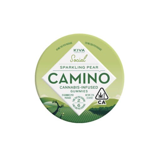 Camino | Sparkling Pear Gummies 1:3 | THC:CBD