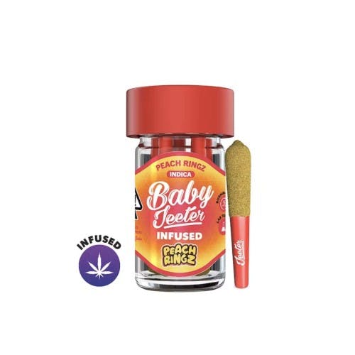 Baby Jeeter | Peach Ringz Infused | 2.5G 5PK