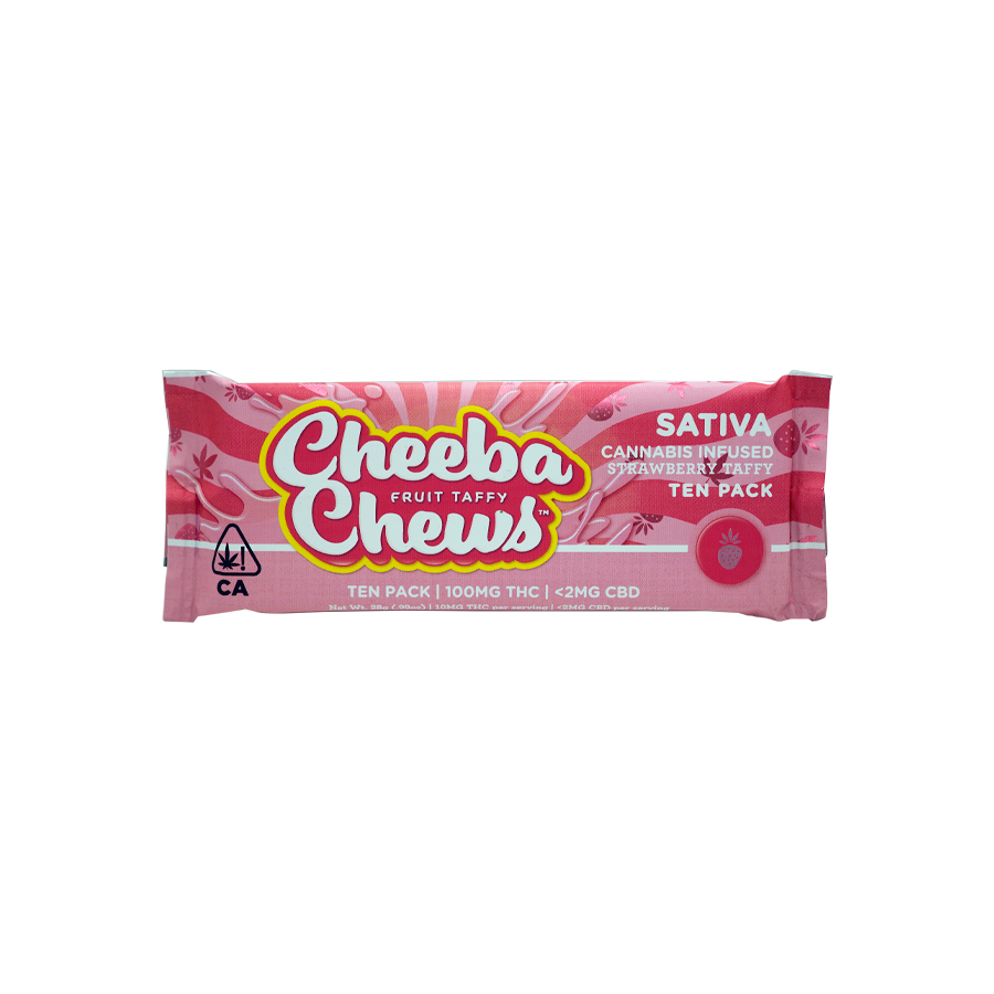 Cheeba Chews | Strawberry Sativa | 100MG