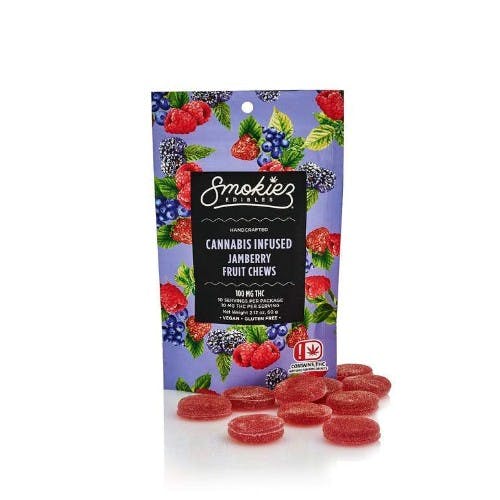 Smokiez | Jamberry Fruit Chews | 100MG 