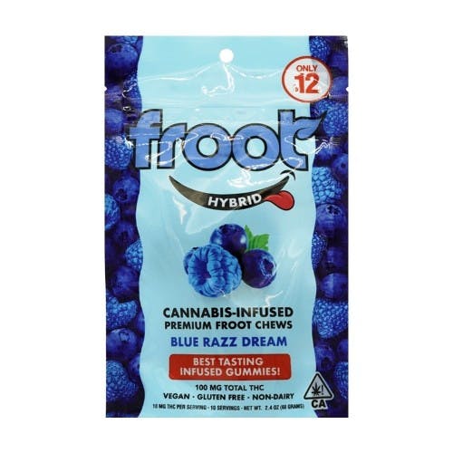 Froot | Blue Razz Dream | 100mg Gummy