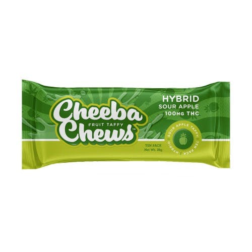 Cheeba Chews | Sour Apple Hybrid | 100MG