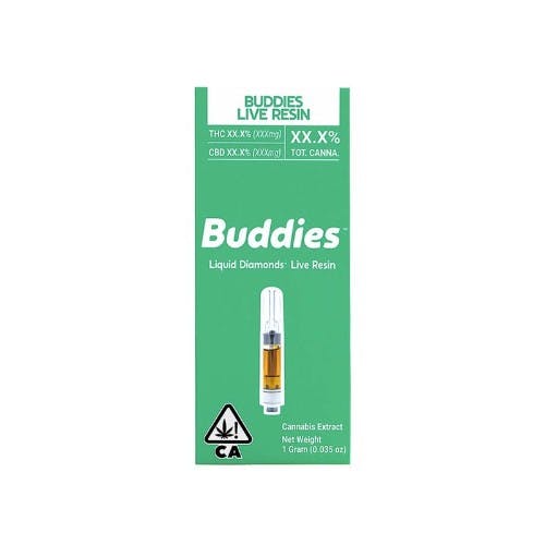 Buddies | Kush Mints | 1G LR Liquid Diamond Vape