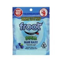 Froot | Sour Blue Razz | 100mg Gummy