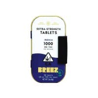 Breez | Extra Strength Tablet Tin Indica | 1000mg THC