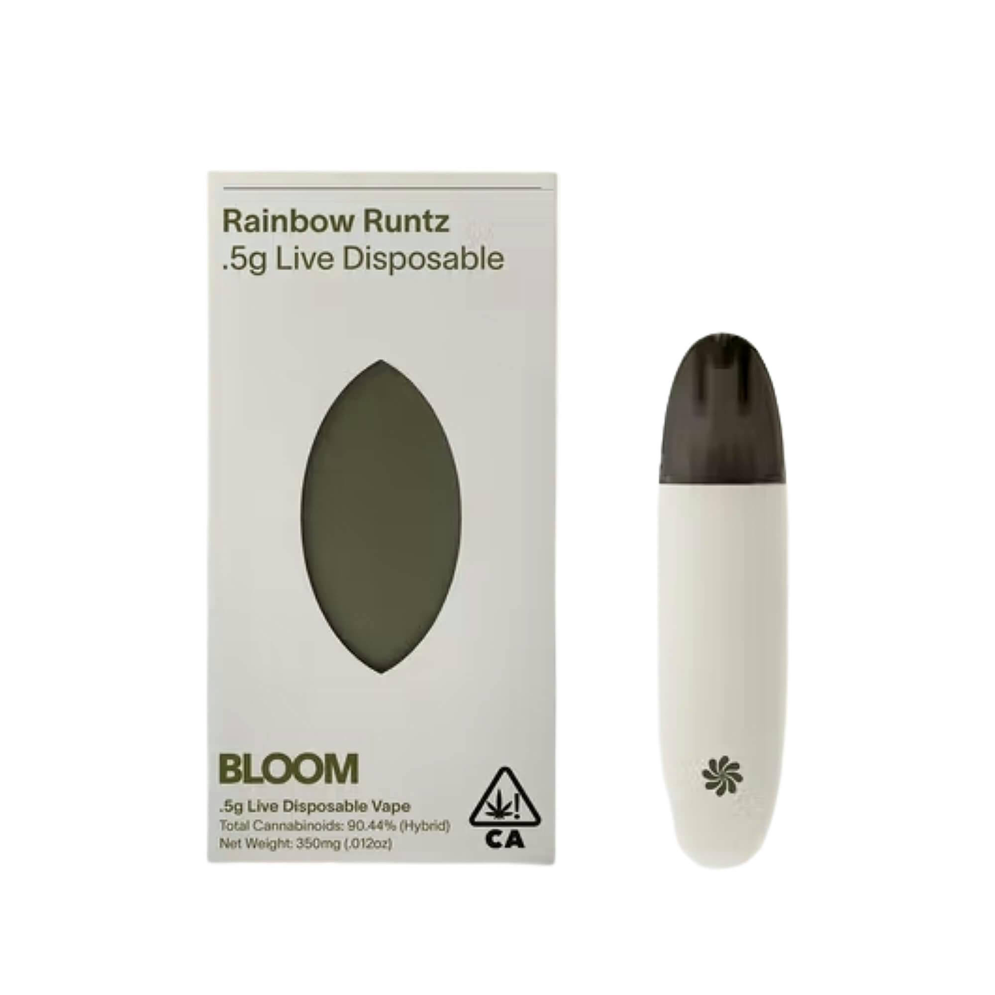Bloom Live Resin Surf | Rainbow Runtz | .5G Disposable