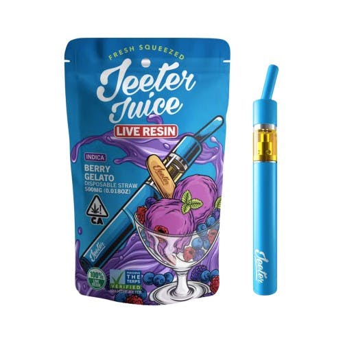 Jeeter Juice | Berry Gelato | .5G LR Straw Disposable