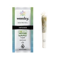 Weedsy | Green Apple | .5G infused mini preroll