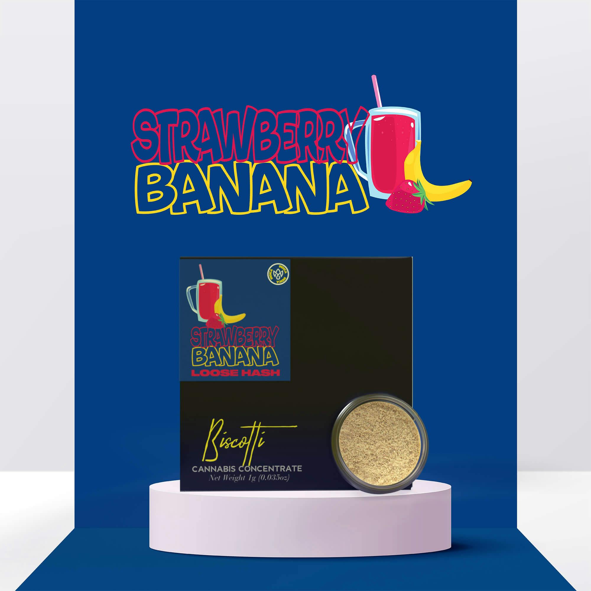 Biscotti | Strawberry Banana | 1G Loose Hash