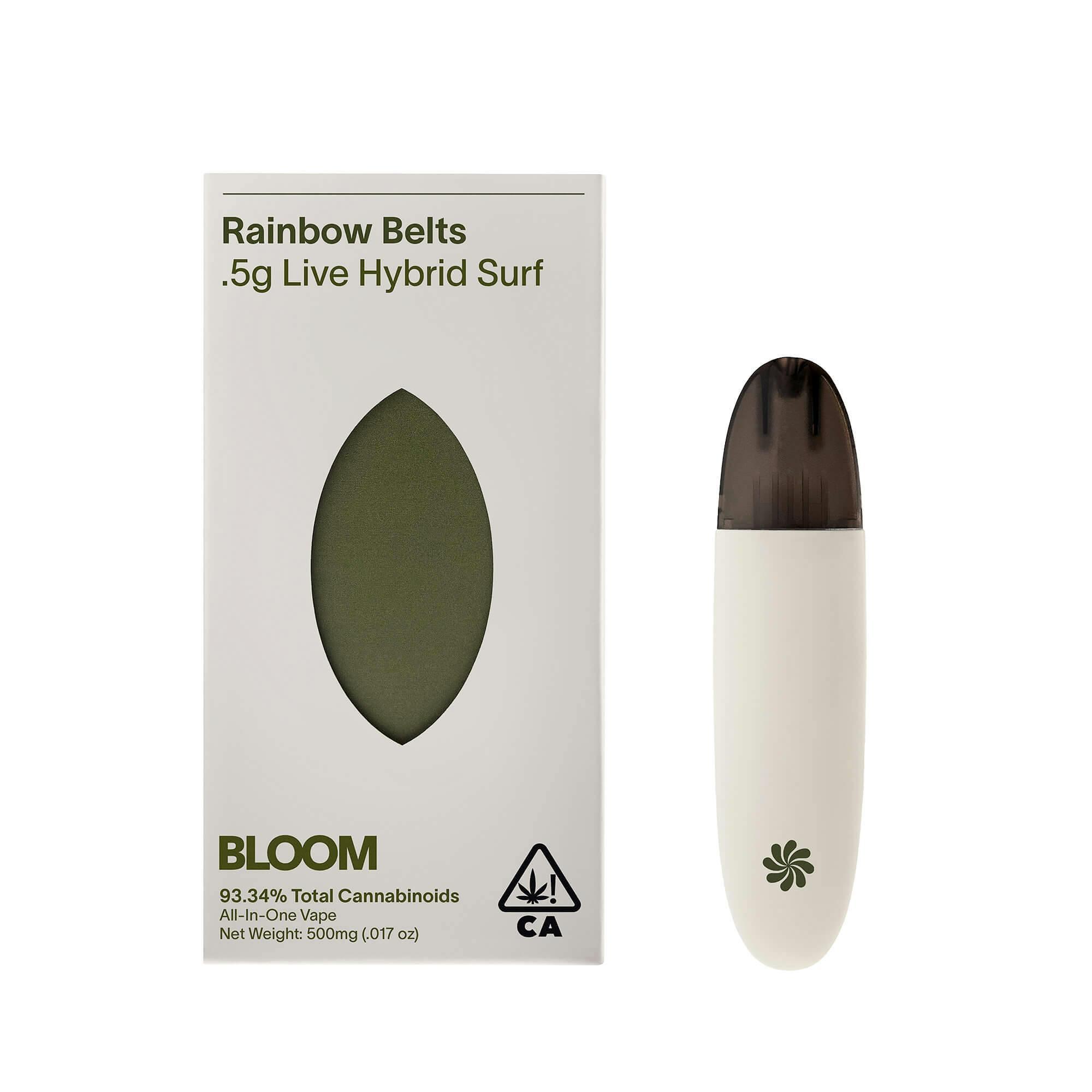 Bloom Live Resin Surf | Rainbow Belts | .5G Disposable