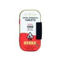 Breez | Extra Strength Tablet Tin Sativa | 1000mg THC