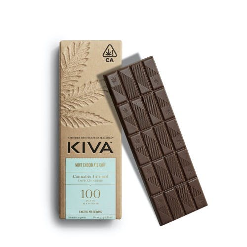 Kiva | Dark Mint Choc Chip | 100mg
