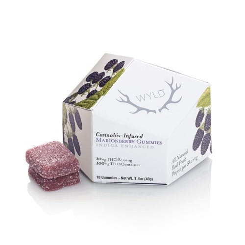 WYLD | Marionberry | 10PK Infused Gummies 