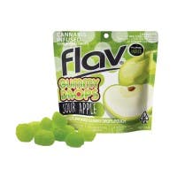 Flav | Sour Apple Gummy Drops | 100mg